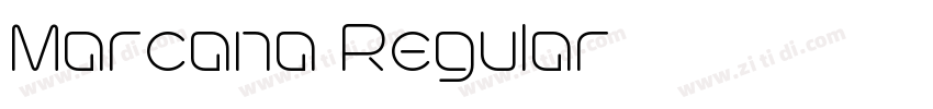 Marcana Regular字体转换